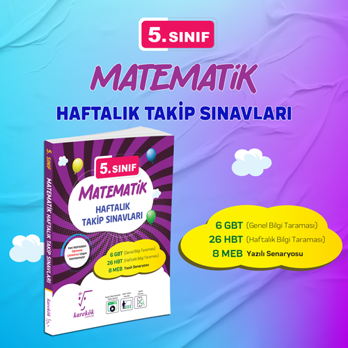 5. SINIF MATEMATİK HAFTALIK TAKİP SINAVLARI